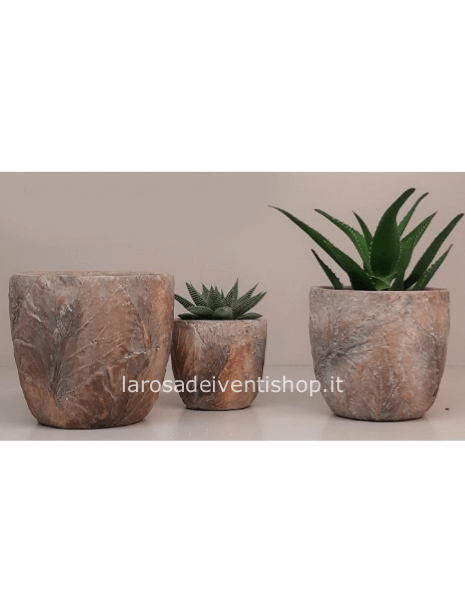 Vaso Tiza come in foto diametro 11 x h 11 cm