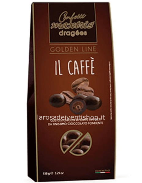 Praline caffè e cioccolato fondente - Scatola 150 gr