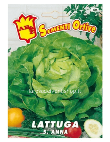 Semi di Lattuga S. Anna - Busta termosaldata dimensioni 12 x 17 cm