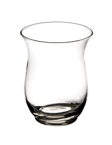 Vaso in vetro sagomato d 14 x h 18 cm