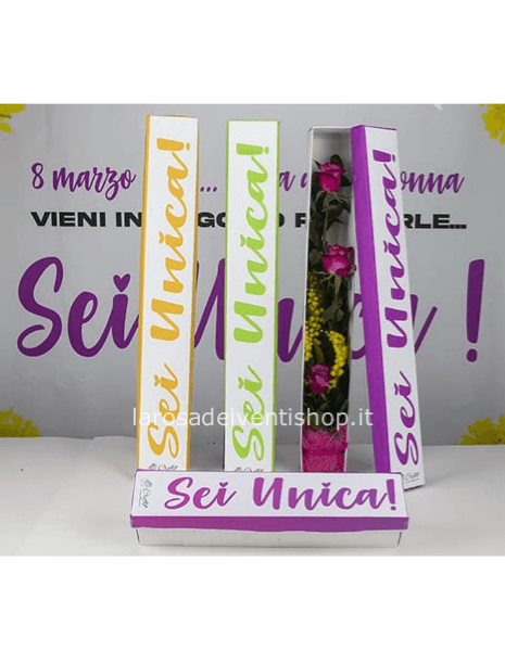 Scatola regalo fiorita