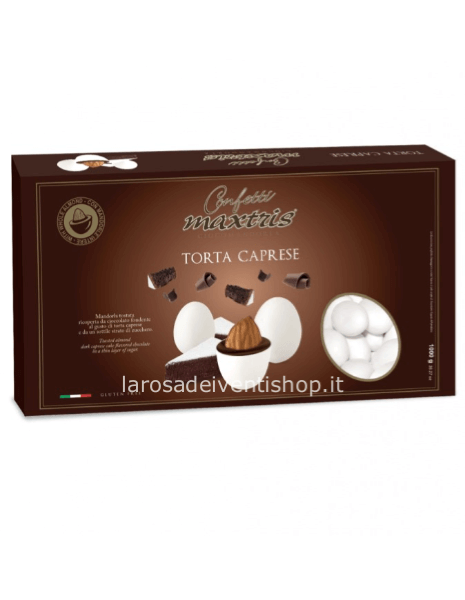 Confetti Maxtris Torta Caprese Bianchi - Scatola 1 kg 