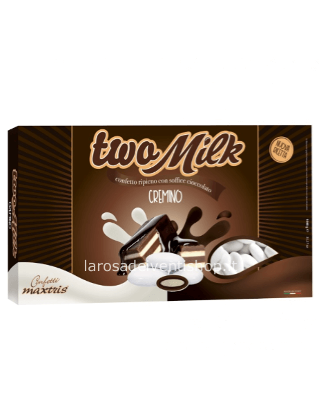 Confetti Two milk  Cremino Bianchi - Scatola 1 kg