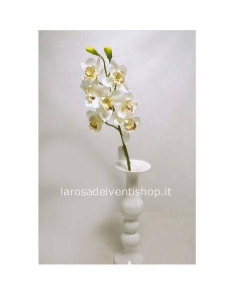 Cimbidium Bianco sintetico piccolo