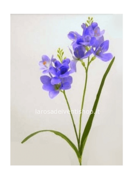 Fresia Lilla sintetica stelo h 60 cm