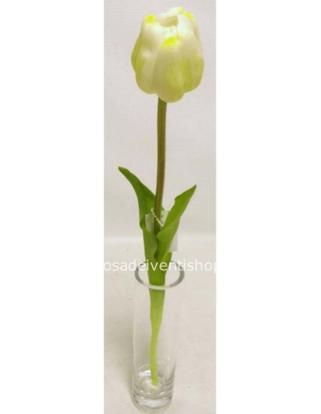 Tulipano Bianco Sintetico