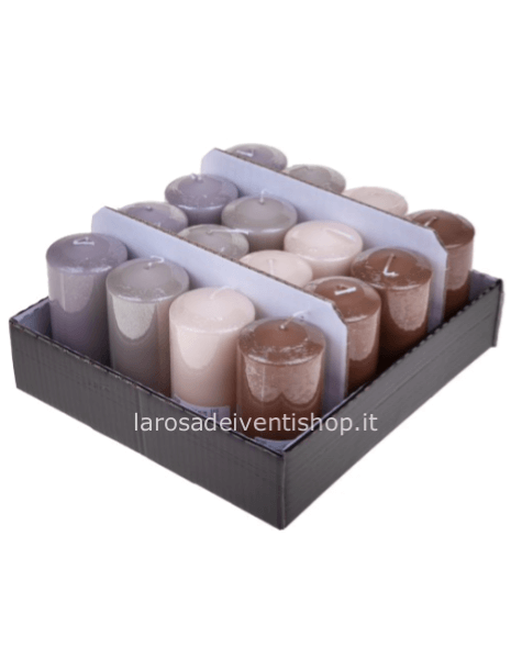 Candele colori naturali