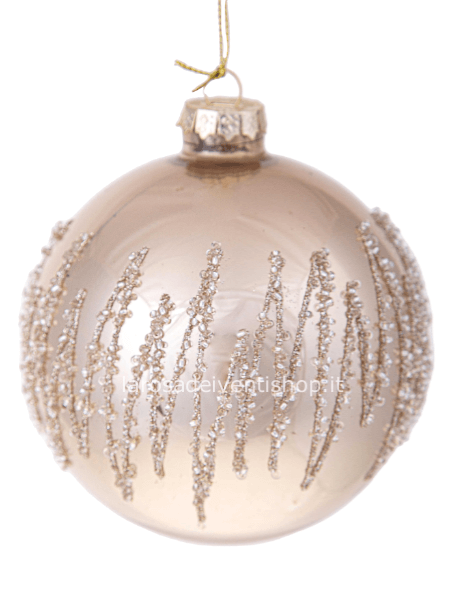 Sfera oro con decoro