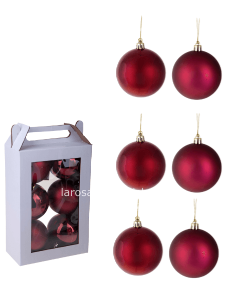 Sfere Bordeaux 10 cm