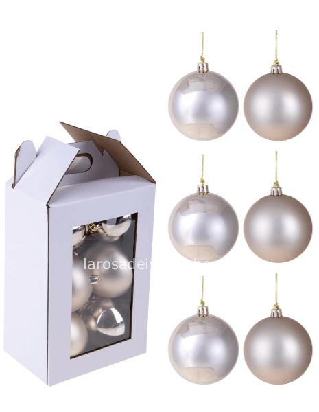 Sfere Champagne 10 cm