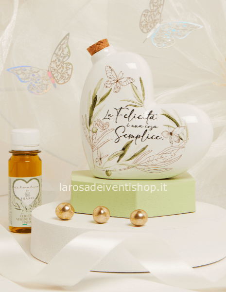 Oliera cuore Felicità con Olio