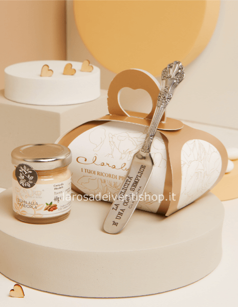 Crema mandorla con coltellino