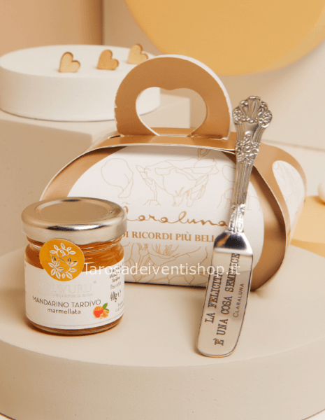 Marmellata al mandarino con coltellino