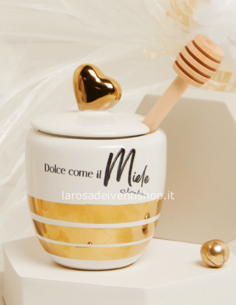 Portamiele oro con spargimiele