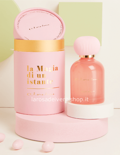 Diffusore rosa con tappo in gesso grande