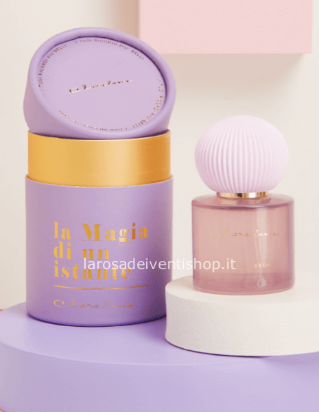 Diffusore viola con tappo in gesso piccolo