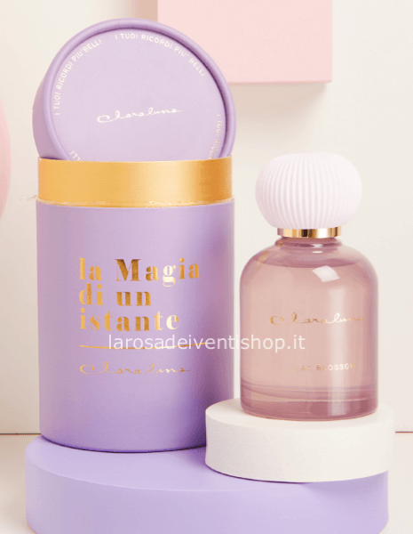 Diffusore viola con tappo in gesso grande