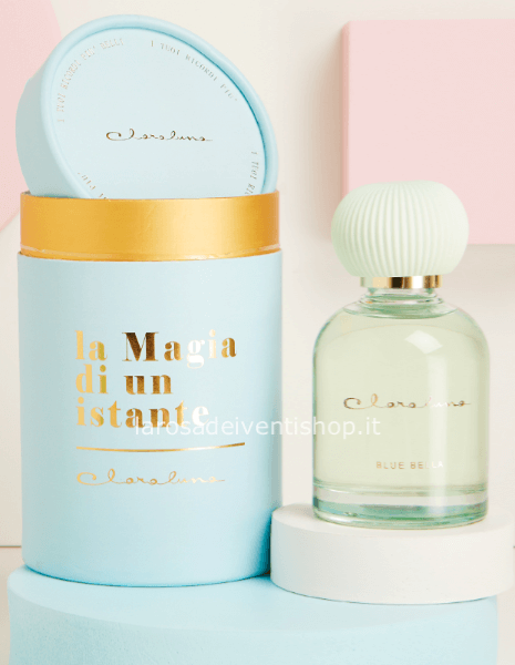 25163G - Profumatore azzurro con gesso grande diametro 6 x h 10.5 cm - SCATOLA REGALO