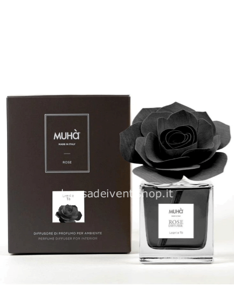 Diffusore Muhà Rose nero legni e tè 100 ml