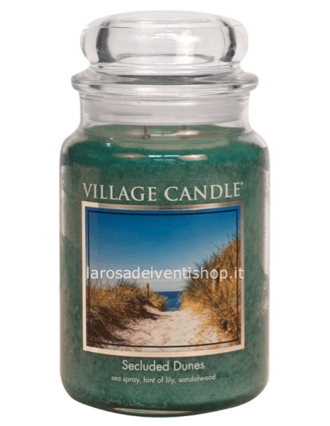 SECLUDED DUNES - giara Piccola dimensioni 10 x h 8 cm durata 55 ore accesa