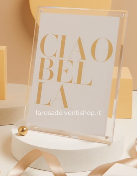 Portafoto plexiglass grande