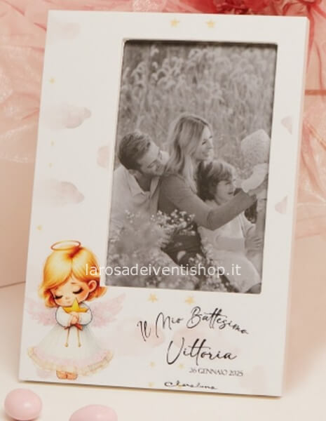 Portafoto personalizzabile rosa