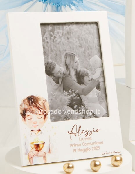 25373 - Portafoto bambino personalizzabile dimensioni 15 x 21 cm - SCATOLA BOTANICA