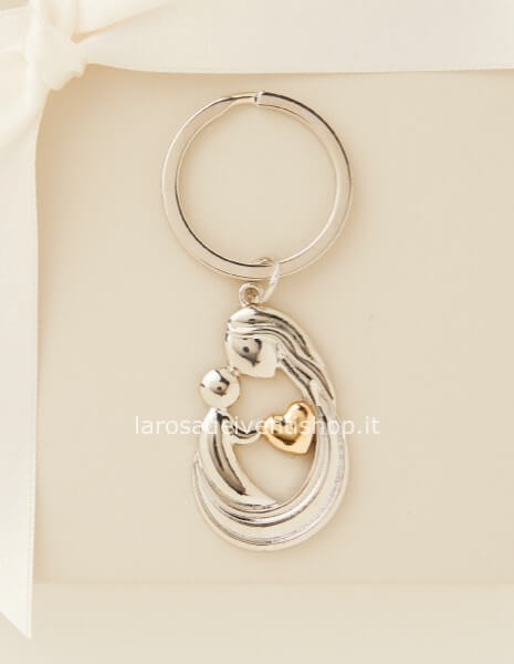 25562P - Portachiavi Maternità piccolo diametro anello 2.5 cm - NO SCATOLA