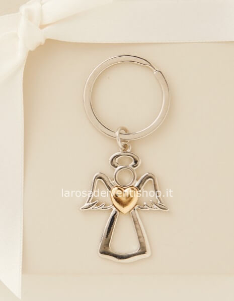 25564P - Portachiavi Angelo piccolo diametro anello 2.5 cm - NO SCATOLA