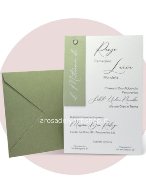 Partecipazione matrimonio F1768