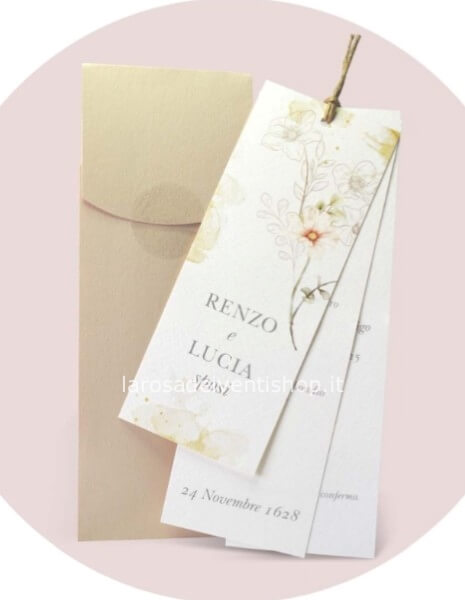 Partecipazione completa di invito e busta F1774 - SENZA MONTAGGIO - ORDINE MINIMO 30 PZ