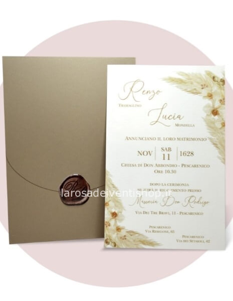 Partecipazione matrimonio F1763