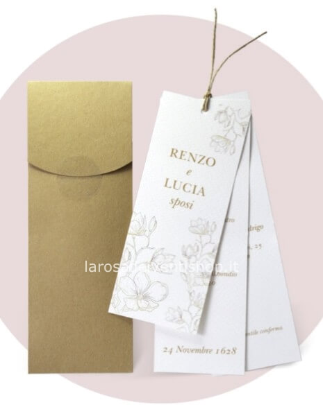 Partecipazione completa di invito e busta F1771 - SENZA MONTAGGIO - ORDINE MINIMO 30 PZ