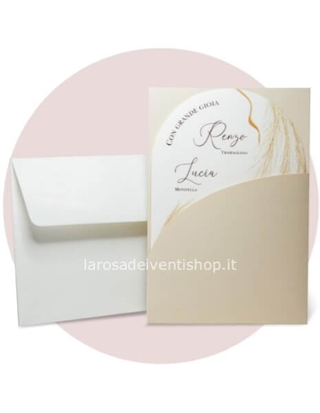 Partecipazione matrimonio F1757