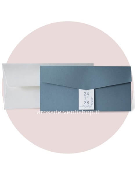 Partecipazione completa di invito e busta F1753 - SENZA MONTAGGIO - ORDINE MINIMO 30 PZ