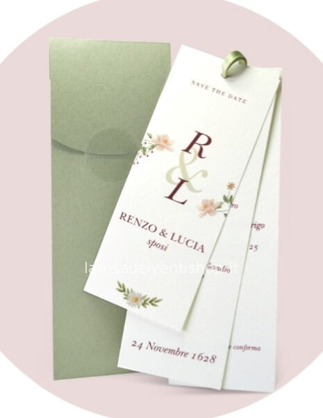 Partecipazione completa di invito e busta F1775 - SENZA MONTAGGIO - ORDINE MINIMO 30 PZ