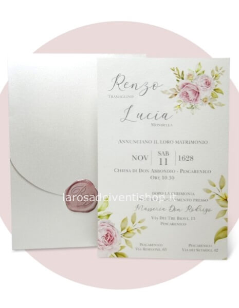 Partecipazione matrimonio F1762