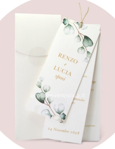 Partecipazione completa di invito e busta F1773 - SENZA MONTAGGIO - ORDINE MINIMO 30 PZ